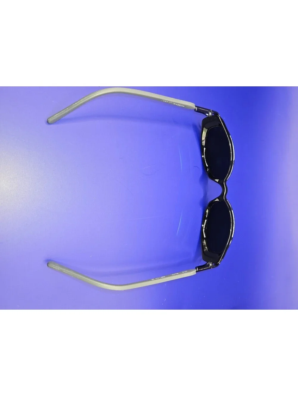 Vintage Maui Jim Black Oval Sunglasses MJ-173, Made in Italy